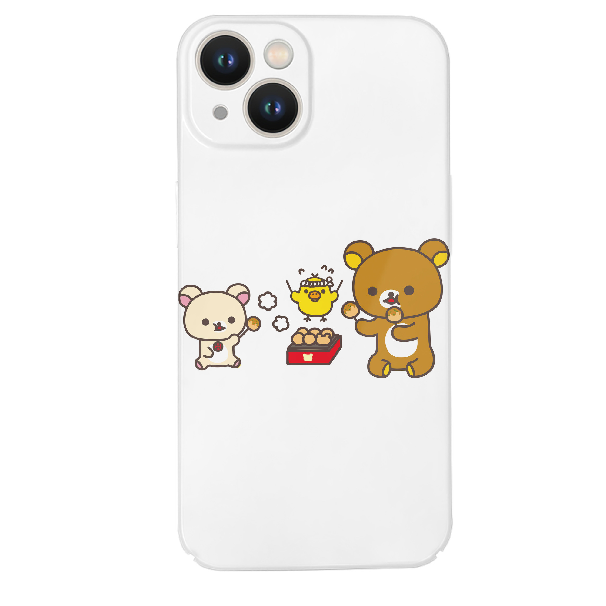 （画像用） リラックマ リラックマ キイロイトリ Rilakkuma Korilakkuma Kiiroitori 【iPhone 14シリーズ対応】ハードケース